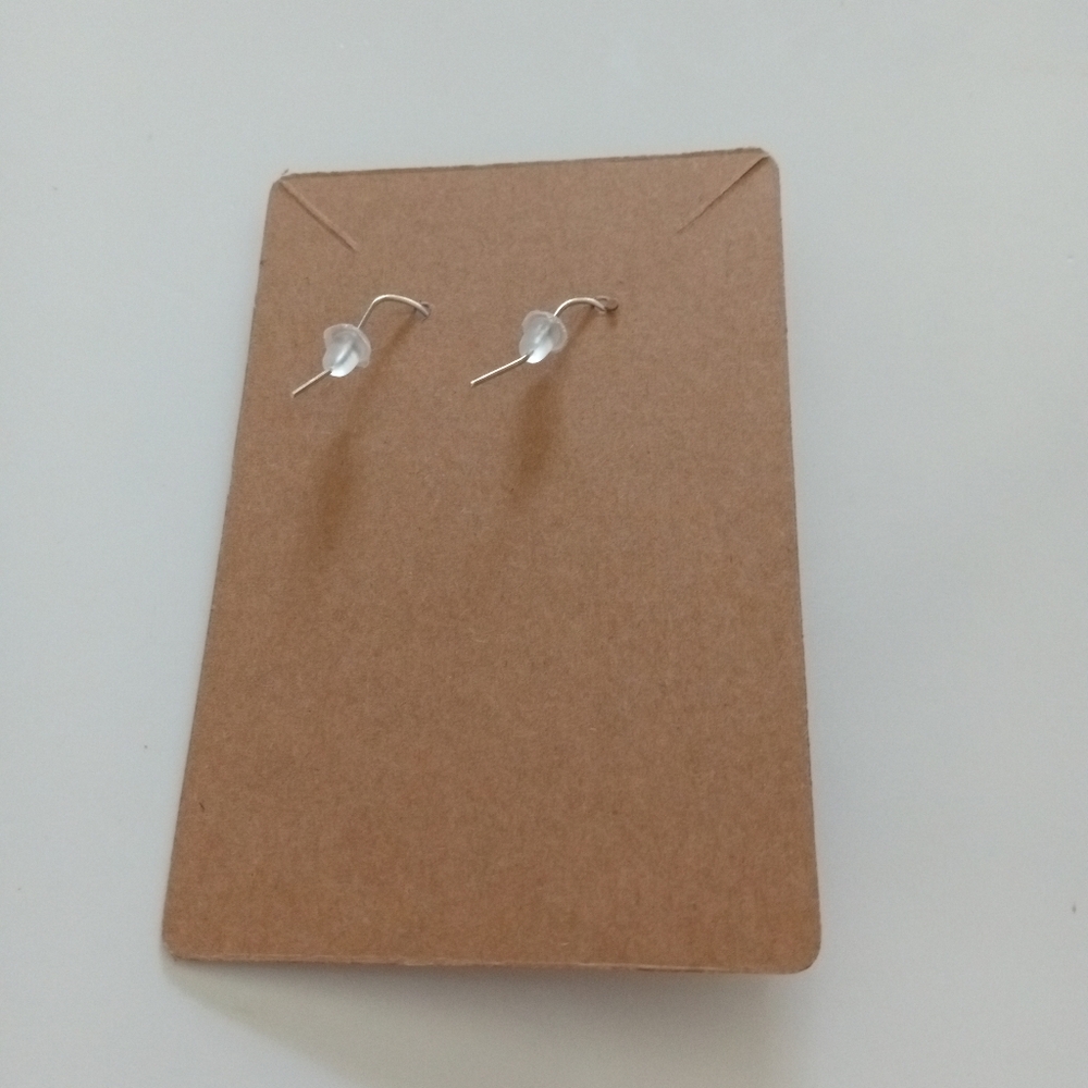 Purple Heart Gumball Machine Earrings - Picture 4 of 4